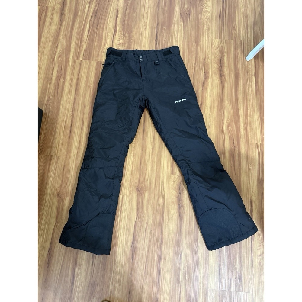 Arctix Women's Snow Pants Black Size Small Insulated 1.5k Zipper Pockets